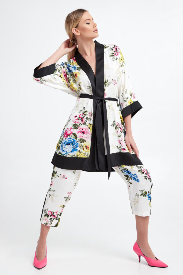 817b51368457cc3195f8b195394ed08fd21577b5 Tunika w kwiaty BLUGIRL BLUMARINE