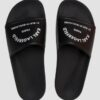 KARL LAGERFELD Czarne klapki męskie KONDO Maison