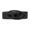 DIESEL Czarny męski skórzany pasek B-1DR REV II, Rozmiar 90