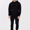DIESEL Czarna męska bluza z kapturem S-ROB-HOOD-MICRODIV