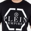 PHILIPP PLEIN Czarny t-shirt męski z logo