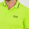 EA7 Zielona męska koszulka polo
