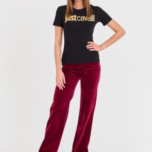 7 FOR ALL MANKIND Bordowe damskie spodnie Modern Dojo Velvet