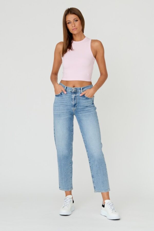 7 FOR ALL MANKIND Błękitne jeansy damskie MALIA LUXE VINTAGE MUST