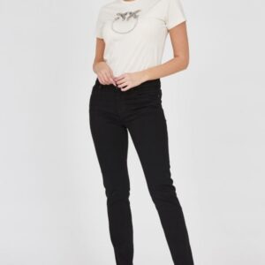 82eeca2265a3cc18400c24c467ea92c409d57e4d 7 FOR ALL MANKIND Lekkie czarne jeansy damskie Roxanne BAIR ECO RINSED BLACK