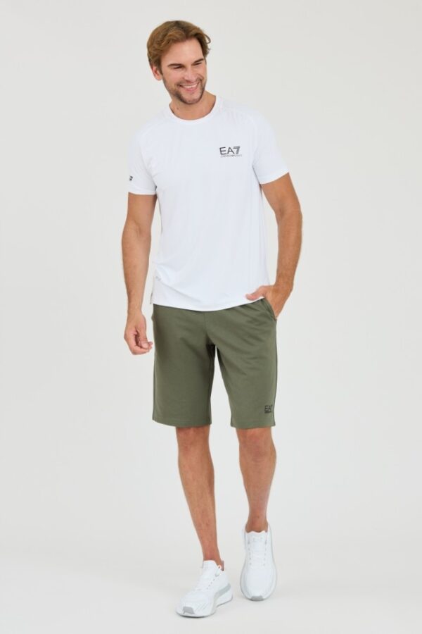 EA7 Biały męski t-shirt Ventus 7