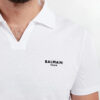 Polo męskie z logo BALMAIN