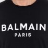 BALMAIN Czarny t-shirt męski z logo