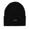 LA MARTINA Czarna czapka beanie