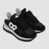 DSQUARED2 Czarne sneakersy Running Low Top