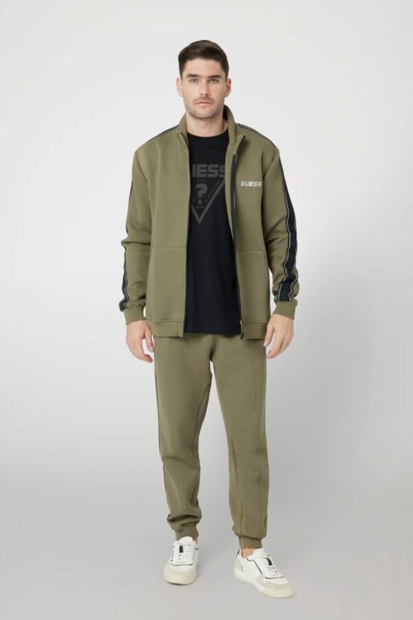 GUESS Zielona męska bluza Mickey