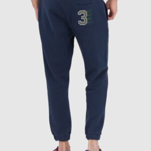 865a8441aabc8fd96d61cb5b7d3297bd54c22ce9 LA MARTINA Granatowe spodnie męskie dresowe z bawełny