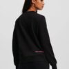 KARL LAGERFELD Czarna bluza damska Ikonik 2.0 Jelly
