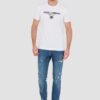 DOLCE & GABBANA Biały męski t-shirt, Rozmiar 52