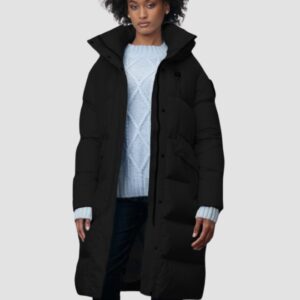 886dfb7b791d9022289c9b804410c7c196715c79 BLAUER Czarny damski płaszcz Lena Raincoat Long Jackets