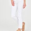 7 FOR ALL MANKIND Białe jeansy damskie Roxanne Ankle