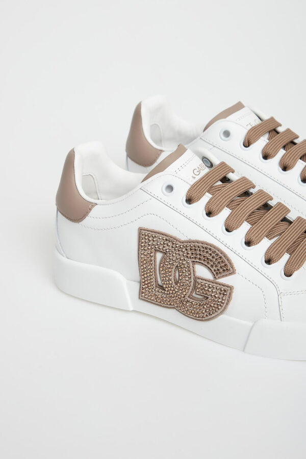 Sneakersy damskie skórzane Portofino DOLCE & GABBANA