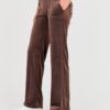 JUICY COUTURE Brązowe damskie spodnie Del Ray Pocket Pant