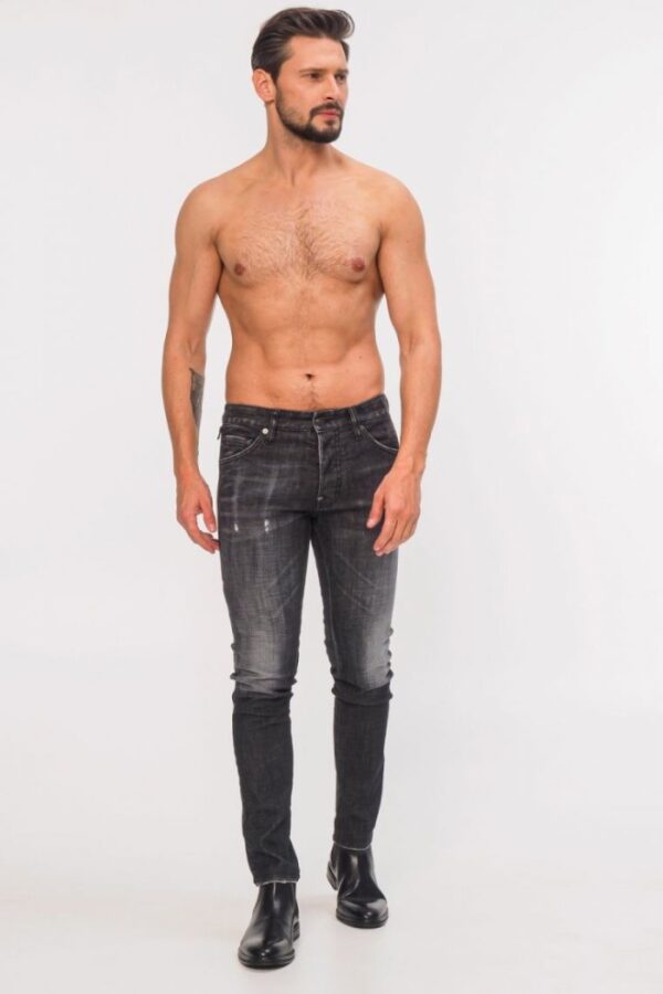 DSQUARED2 Czarne jeansy męskie Cool guy jean, Rozmiar 48