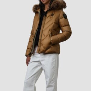 88b915beffcd239a3f490c3d31c07e83f484bf4d BLAUER Brązowa kurtka damska Alicia Short Jackets