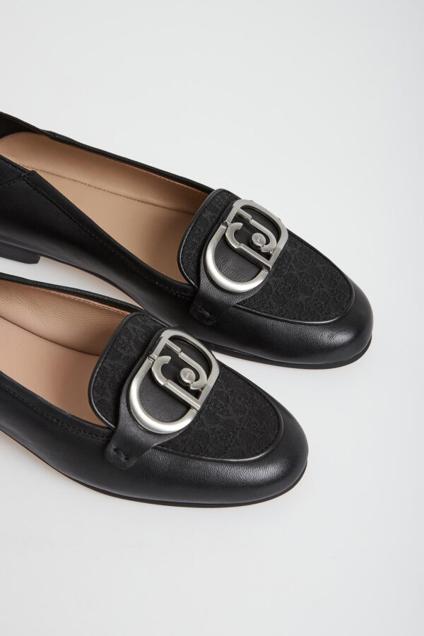 88f0dbc22582f16a952e23015305e71dd1a2d67c Mokasyny skórzane LIU JO