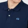 LA MARTINA Granatowe męskie polo z małym logo