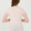 EA7 Różowy damski t-shirt
