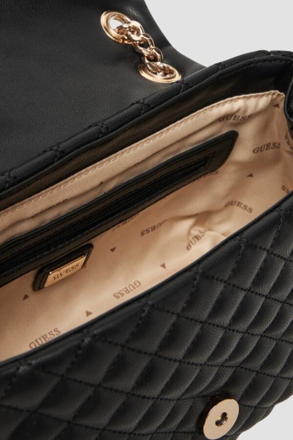 GUESS Czarna kopertówka damska Everlee Convertible