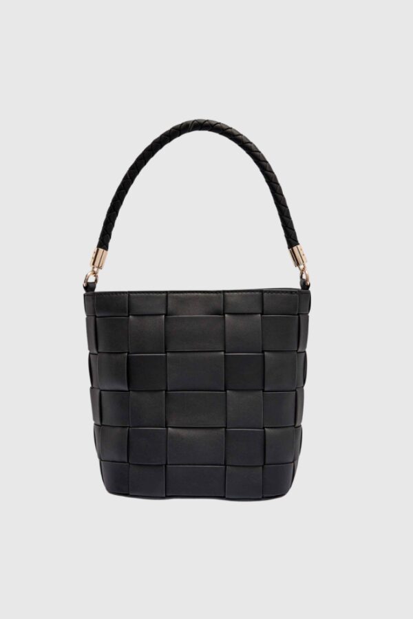 GUESS Czarna torebka damska Maylee Bucket