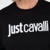 JUST CAVALLI Czarna męska bluza R Logo
