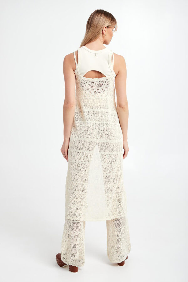 Kardigan damski ażurowy PATRIZIA PEPE