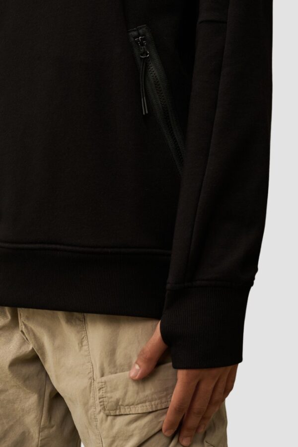 8a6cb7065095ba43557a342c538023fcac4486a1 C.P. COMPANY Czarna męska bluza z kapturem Sweat Hooded