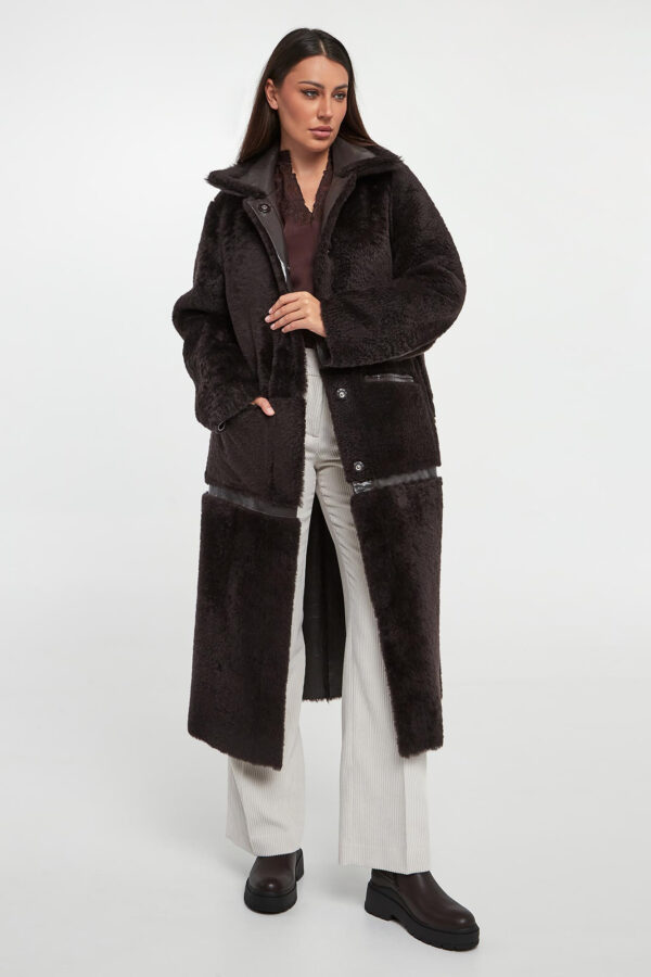 8a86be7230467a7788b38d1d64930da9c43da262 Płaszcz damski skórzany dwustronny DIEGO