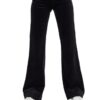 7 FOR ALL MANKIND Czarne damskie spodnie Modern Dojo Velvet