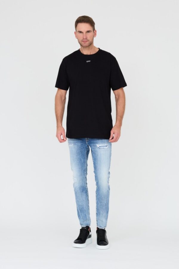 OFF-WHITE Czarny męski t-shirt