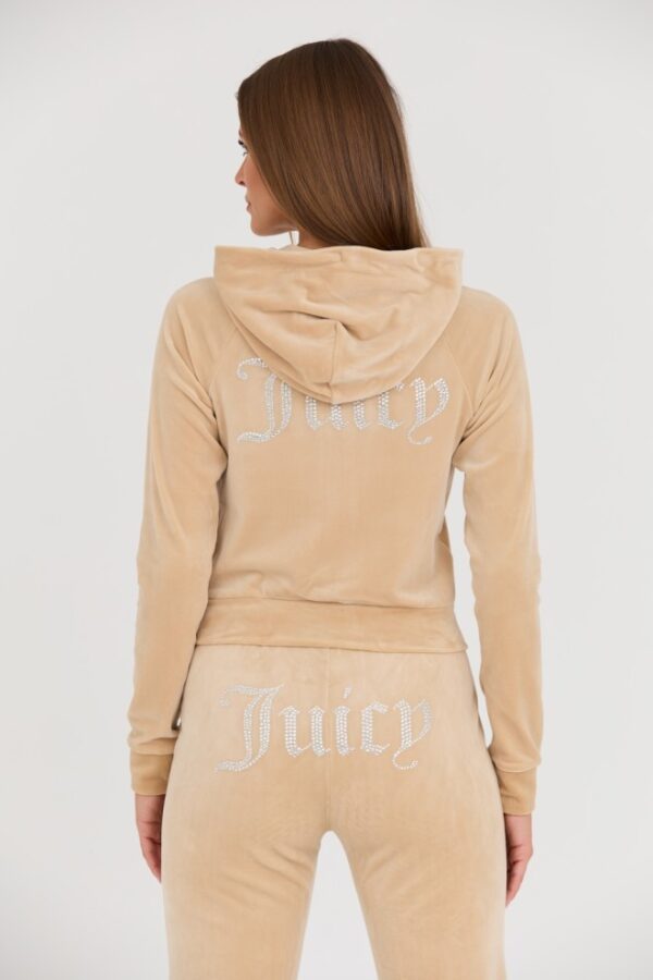 JUICY COUTURE Beżowa damska bluza Madison Hoodie