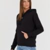 TOMMY JEANS Czarna damska bluza z kapturem
