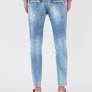 DSQUARED2 Niebieskie męskie jeansy Skater