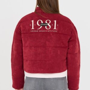 8cf83518d787da5ab87a2e5a3cf04934b59b31a5 GUESS Bordowa damska kurtka