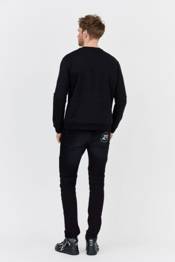 VALENTINO GARAVANI Czarna bluza męska z logo vltn