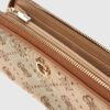 GUESS Beżowy duży damski portfel Neda