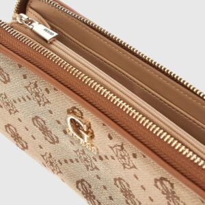 8d68d90f76ef18463974e4ea06726aa7c1aee8e2 GUESS Beżowy duży damski portfel Neda