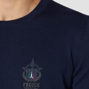 AERONAUTICA MILITARE Granatowy sweter męski