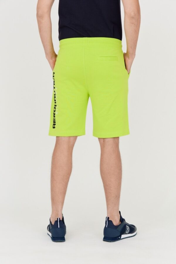 AERONAUTICA MILITARE Męskie dresowe bermudy zielone