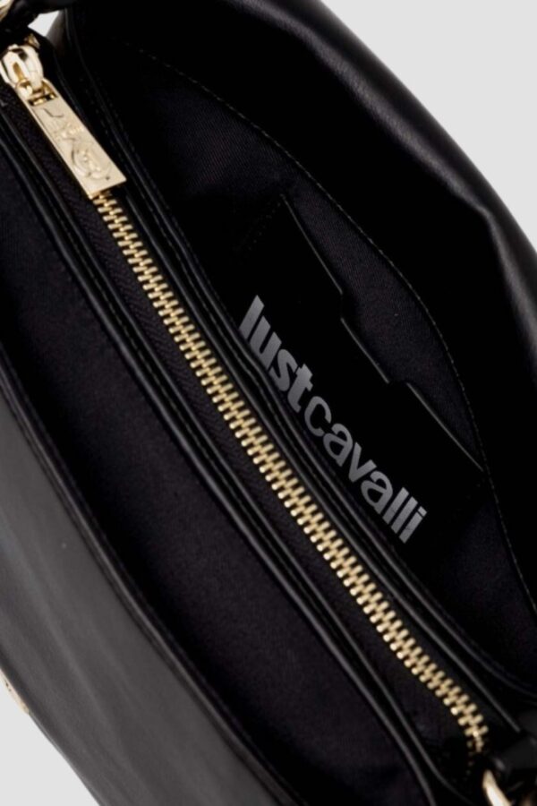 JUST CAVALLI Czarna torebka C Cut Out Logo