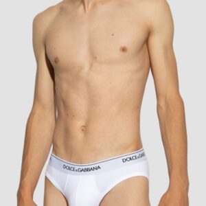 DOLCE & GABBANA Biały 2PACK slipów