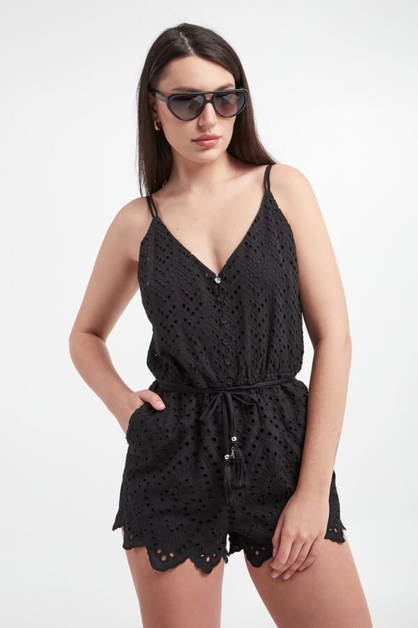 8ecb40b8b807147d4ced239b0fb36aa58ff81c7e Kombinezon damski ażurowy PATRIZIA PEPE