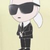 KARL LAGERFELD Żółty damski t-shirt Ikonik 2.0 Karl T-shirt