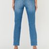 7 FOR ALL MANKIND Błękitne jeansy damskie RELAXED SKINNY