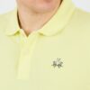 LA MARTINA Cytrynowe męskie polo z małym logo